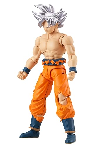 Dragon Ball Super Goku Ultra Instinct Silver Dragon Ball Evolve Figura de 5", Goku Ultra Instinct Plata