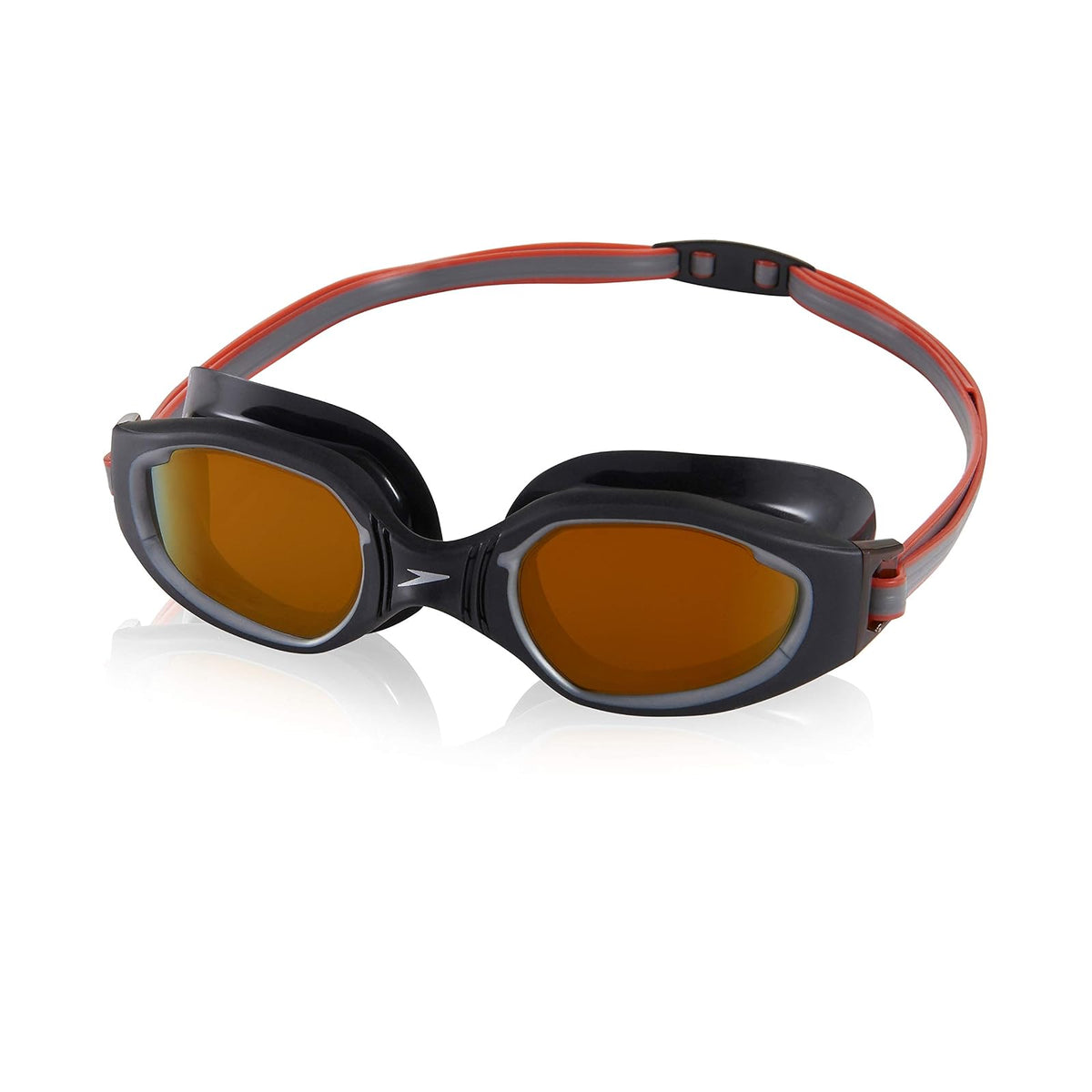 Speedo Swim Goggles Hydrocomfort anteojos de natación Unisex Adulto - talla única - Espejo negro - ámbar