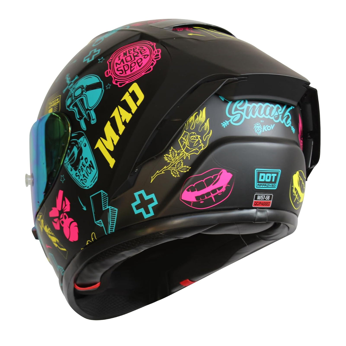 KOV Casco AIRCUT Smash Colores XXL