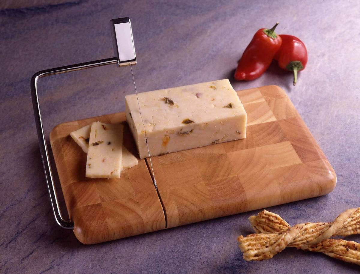 Prodyne BB-120 End Grain Beech Wood Butcher Block Cheese Slicer