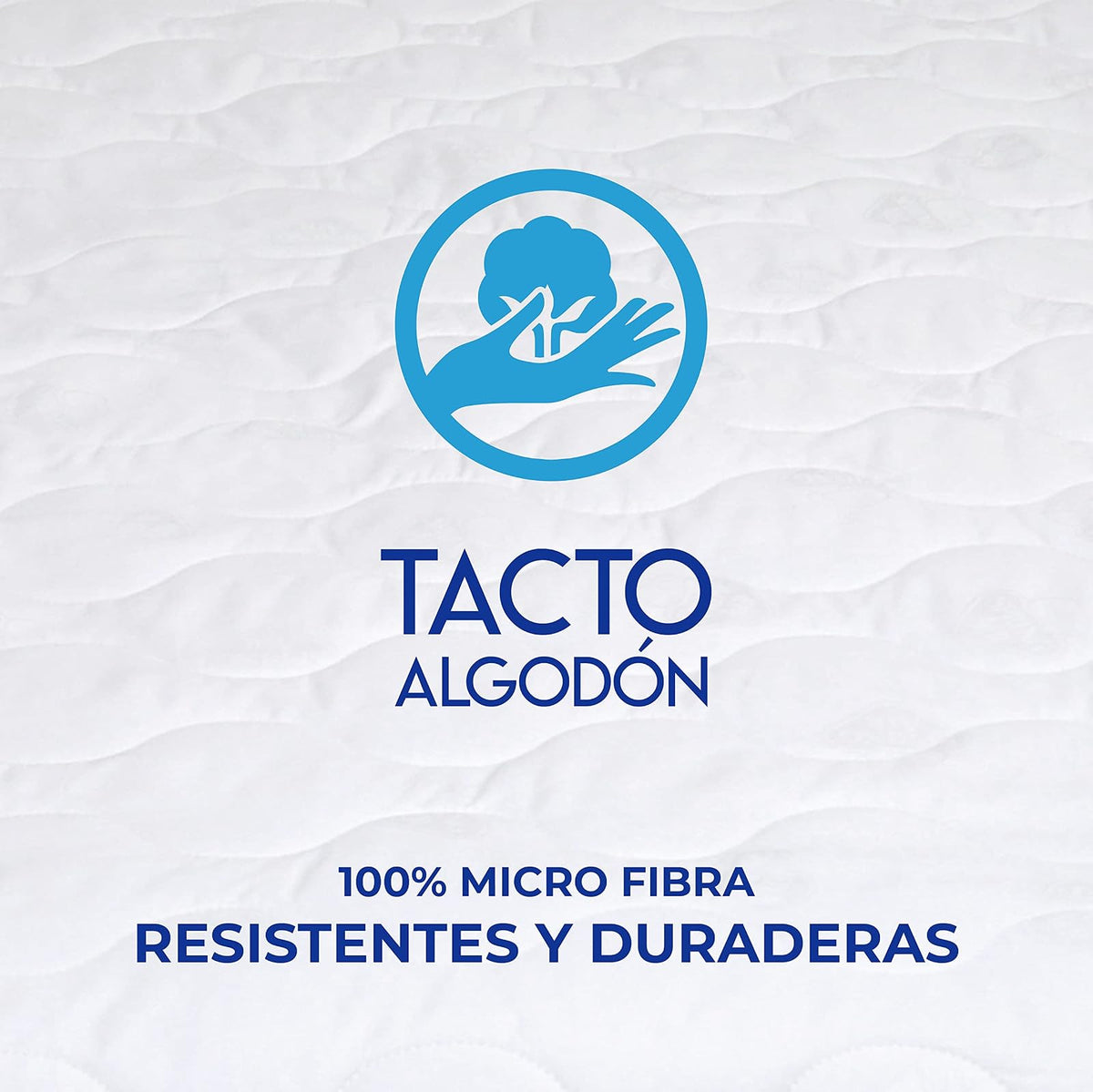 Spring Air Protector de Colchón Acolchado e Impermeable, Micro Dry, Individual