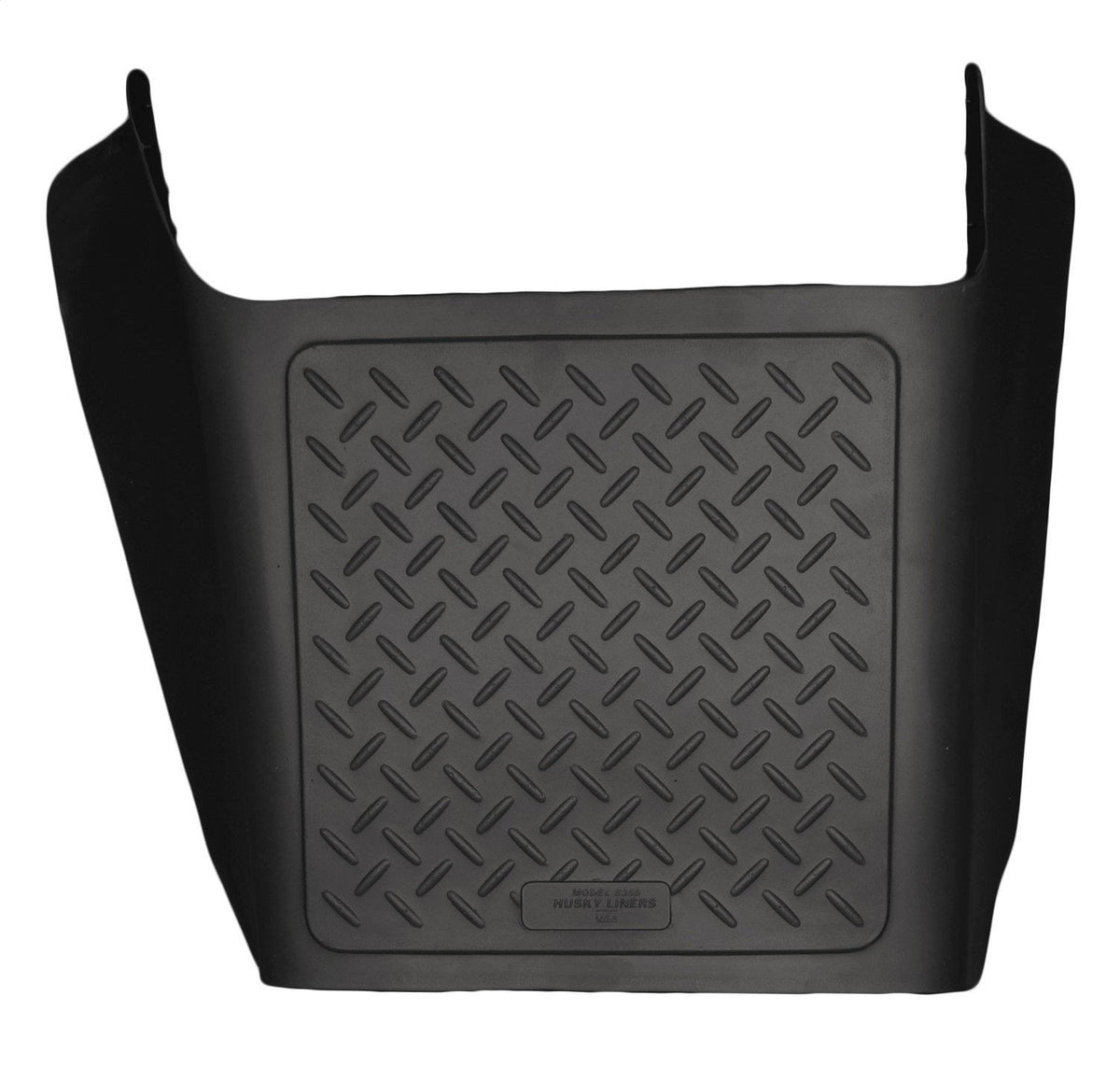 Husky Liners - Tapetes para Piso de Automóvil, Asiento Delantero y Segundo, se Ajusta a Todos los tamaños de Cabina, Negro, Floor Liners - Front Center Hump - todo - Floor Liners - Center Hump - Negro