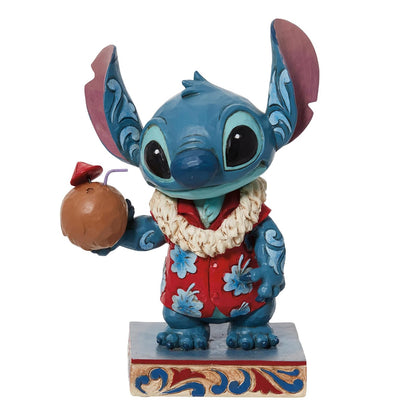 Enesco Jim Shore Disney Traditions Stitch - Figura Hawaiana de 5 Pulgadas