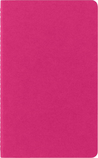 Moleskine Cahier Journal, Large, Ruled, Kinetic Pink (8.25 X 5)