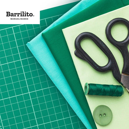 Barrilito Tapete de Corte Verde Mediano 45x30 cm