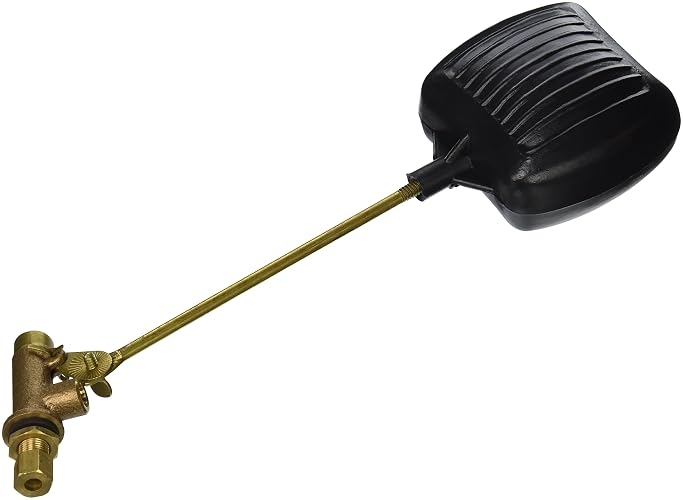 EZ-FLO Ensamblaje de válvula de flotador evaporativa, entrada de compresión OD de 1/4 pulgadas, cuerpo de latón y varilla, 20289