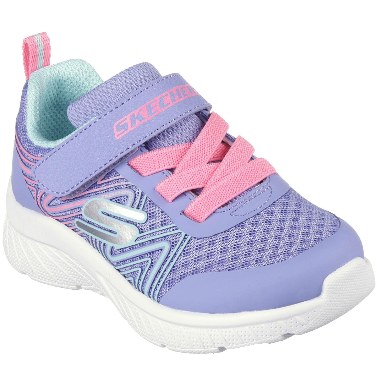 Skechers Girls Microspec Plus Swirl Sweet Sneaker