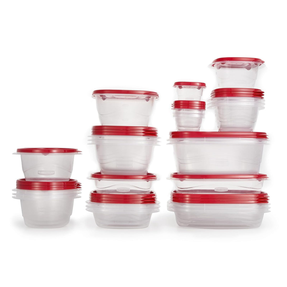 Rubbermaid TakeAlongs - Contenedores de almacenamiento de alimentos, 26 unidades, transparente