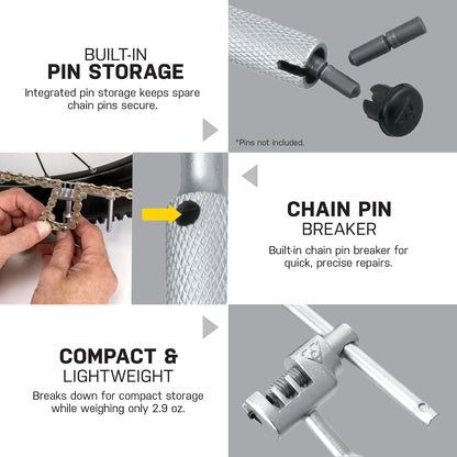 Topeak 2011 Update - Tronchacadenas universal | Multitool, 8.4 cm x 4.3 cm x 1.5 cm