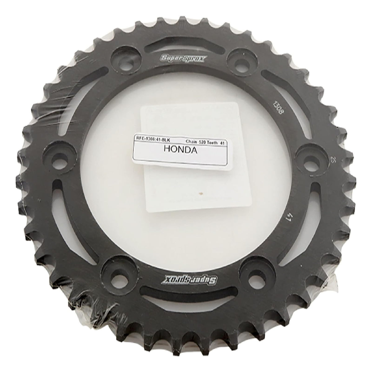 Supersprox RFE-1308-41-BLK Piñón Trasero Acero Negro para Honda CBR 1000 RR 04-16 CBR 600 F4 99-03 CBR 600 RR 03-16