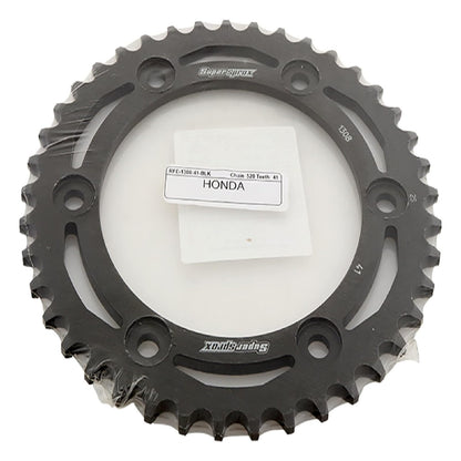 Supersprox RFE-1308-41-BLK Piñón Trasero Acero Negro para Honda CBR 1000 RR 04-16 CBR 600 F4 99-03 CBR 600 RR 03-16