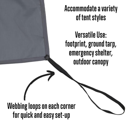ALPS Mountaineering Huella de la Tienda (Varios tamaños)