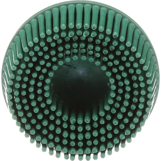 3 M 3 m-18730 Roloc Bristle Disc Grade - 50, tamaño - 2, Verde, 2"x5/8"
