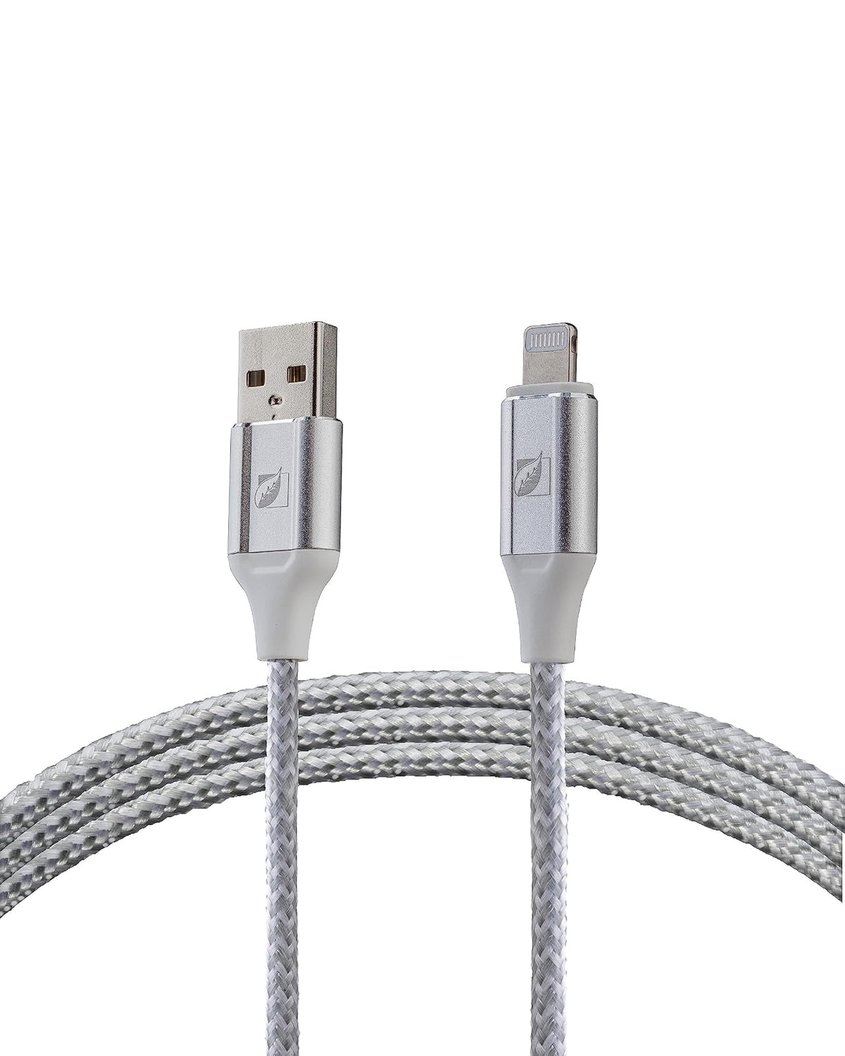 Green Leaf 18-0107 Cable USB a Lightning, 3A, 20V, Chip Original, Blanco, 1m