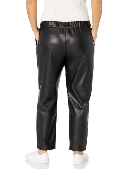 The Drop Pantalón Deportivo Para Mujer, Ajustado Sin Cierre, Negro, por @lisadnyc, 3X Grande Plus