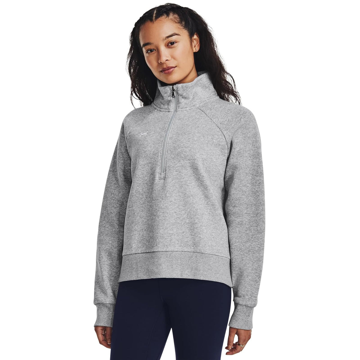 Under Armour Forro Polar Rival con Media Cremallera Sudadera para Mujer