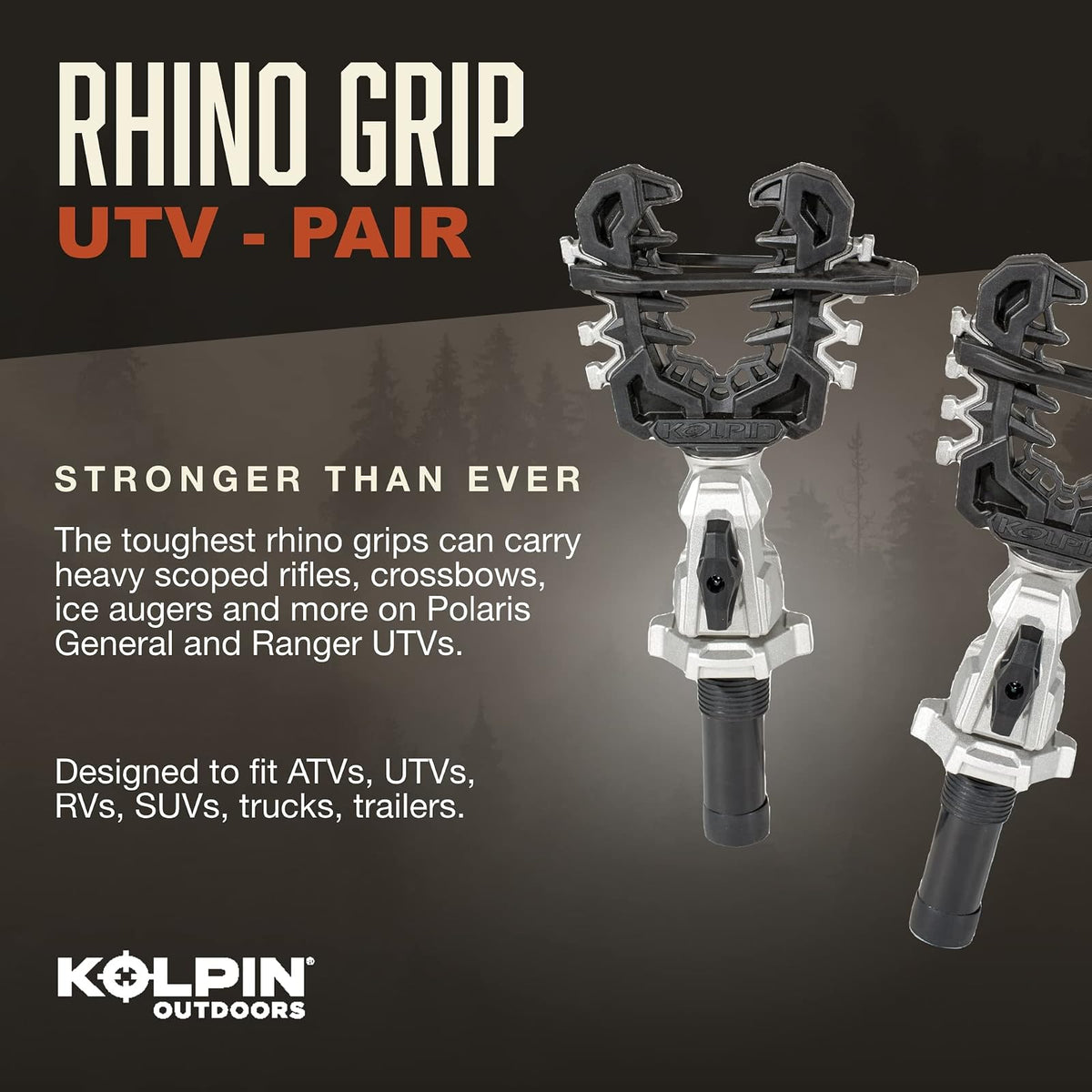 Kolpin 21562 KXP Rhino Grip Pro UTV (Polaris Lock & Ride Compatible)