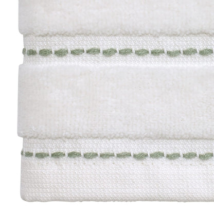 Avanti Linens - Toalla de Punta de los Dedos, Toalla de algodón Suave y Absorbente (colección Spring Garden Collection), 13 x 13 Pulgadas