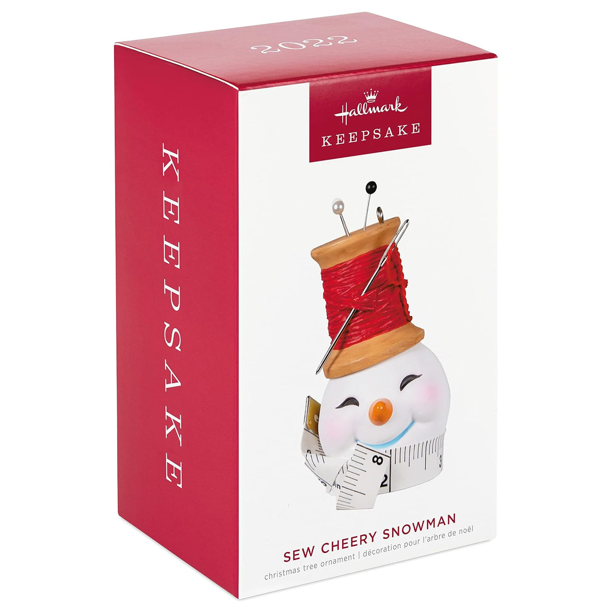 Hallmark - Adorno navideño de Recuerdo 2023, Coser Muy Feliz. Regalo para colchas, Artesanos, Abuela, mamá