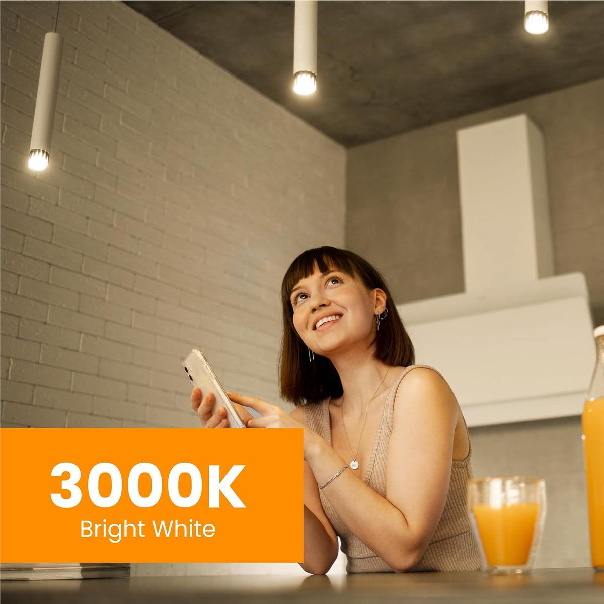Feit Electric BPEXN/930CA/6 6.6 W 50 W Equivalente a 500 lúmenes MR16 GU5.3, 2 pulgadas de alto x 2 pulgadas de profundidad, 3000 K blanco brillante, 6 piezas
