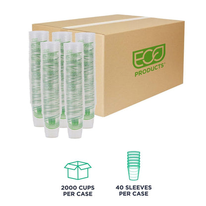 Eco-Products, Inc Vasos para bebidas frías, Productos verdes, Transparente, 7 ounce cold cup