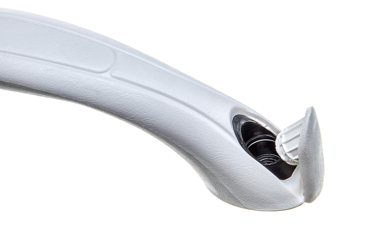 Attwood 2050-5 Mango ergonómico de Vinilo de una Pieza, Acabado Blanco