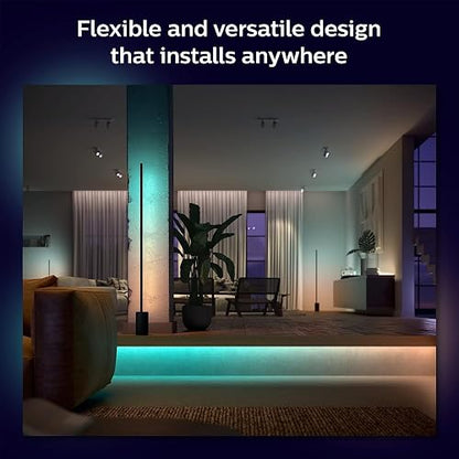 Philips Hue Tira Inteligente luz multicolor Gradient extensión 1 metro Compatible con Alexa