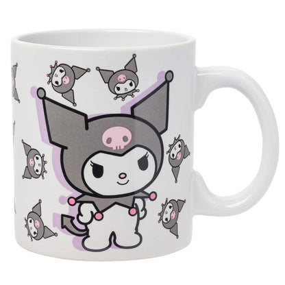 Silver Buffalo Sanrio Hello Kitty and Friends Kuromi Poses Taza de cerámica, 20 onzas