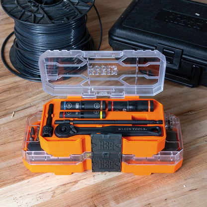 Klein Tools 32502HD Desarmador Multipuntas y Dados de Impacto con 41 Piezas KNECT