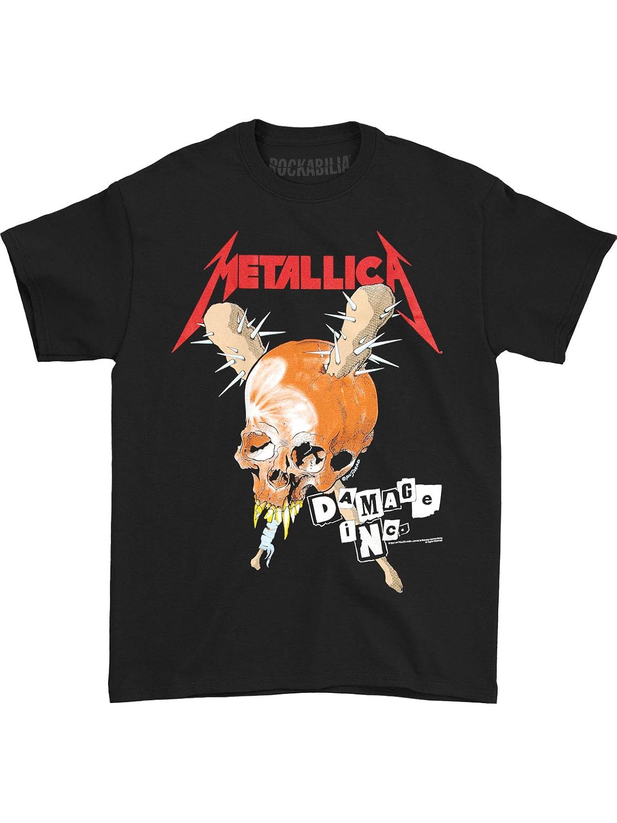 Metallica Camiseta Damage Inc Tour Camiseta para Hombre