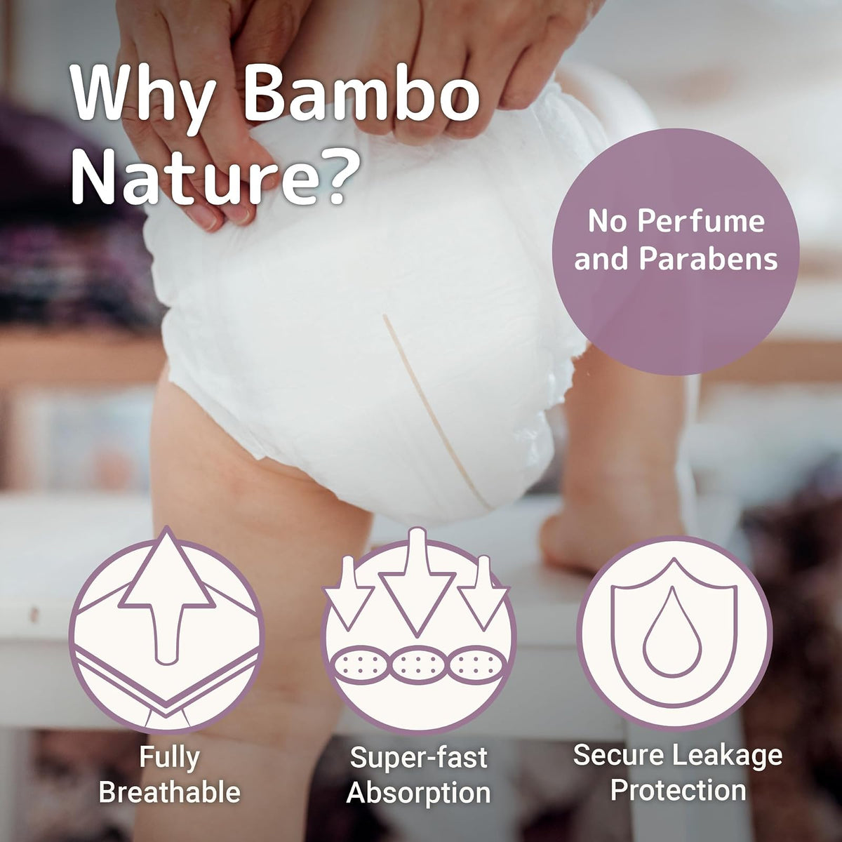 Bambo Nature Pañales ecológicos de alta calidad para bebé (talla 1 a 6 disponibles), talla 4, 27 unidades