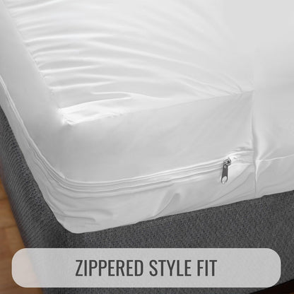 DMI Waterproof Mattress Protector and Cover, Encased Zippered Fit, King