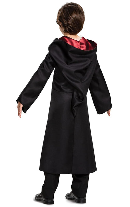 Disfraz de Harry Potter para niños, traje clásico para niños, talla L (10-12), negro y rojo