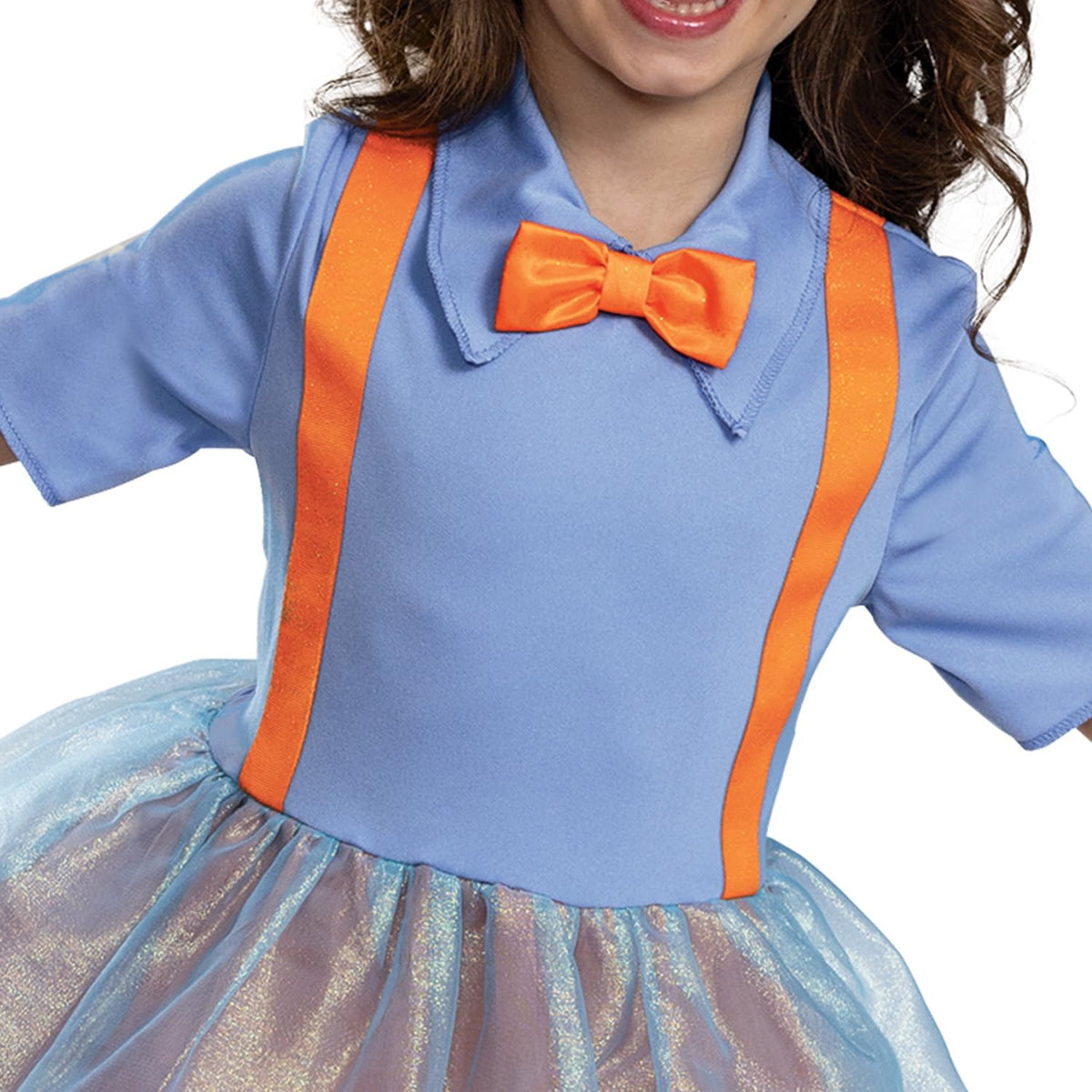 Disfraz de Blippi para niños pequeños, disfraz oficial de Blippi con sombrero de vestir y anteojos sintéticas, talla S (3T-4T)