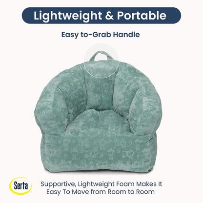Delta Children - Serta Kids - Silla de felpa para niños, salvia