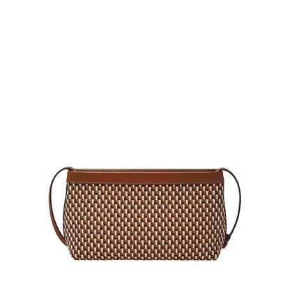Cartera de Mano Fossil ZB11122249 Penrose de piel en tono marrón para mujer