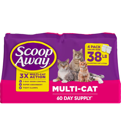Scoop Away Arena aglutinante para Gato, 38 lbs - 17 kg