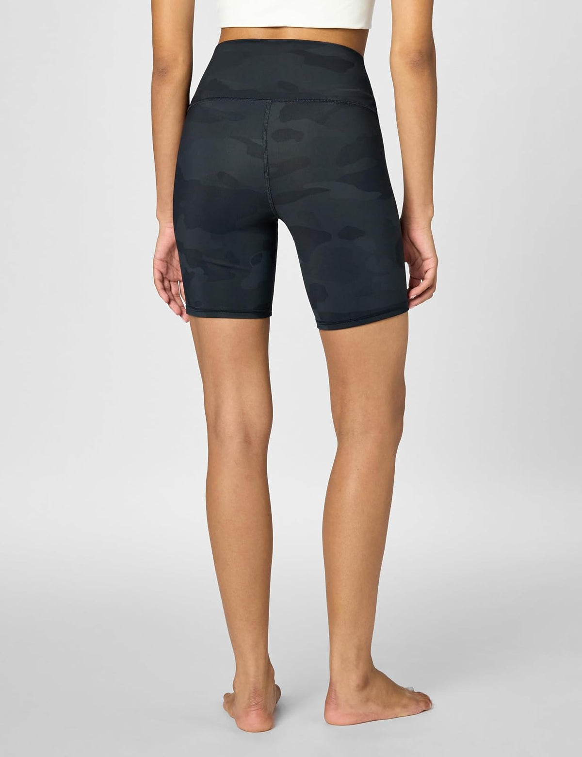 Alo Yoga Pantalón Corto Vapor de Cintura Alta Pantalones Cortos Mujer