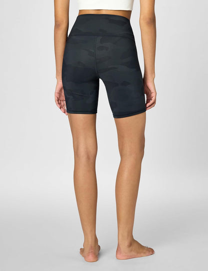 Alo Yoga Pantalón Corto Vapor de Cintura Alta Pantalones Cortos Mujer