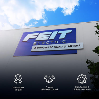 Feit Electric CA10 - foco LED con punta de llama, equivalente a 40 W, regulable, seleccionable en color de 6 vías, 5CCT, base de vela E12, 90 CRI, 450 lúmenes, foco de araña, 22 años de vida, CFF40