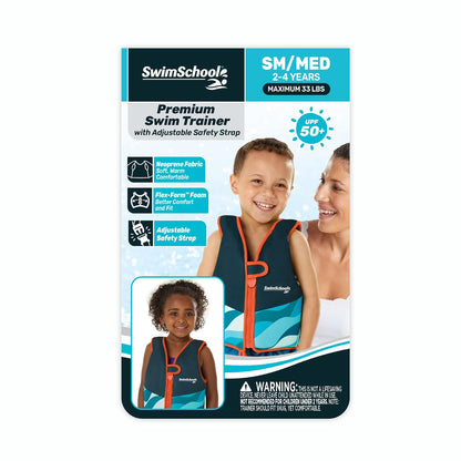 SwimSchool - Chalecos de natación para niños de 2 a 6 años - Niños/niñas - Múltiples Colores/Estilos - Aprende a Nadar flotantes