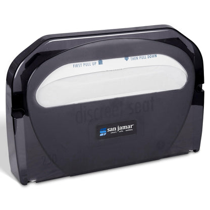 San Jamar TS510TBK - Dispensador de fundas para asiento de inodoro, color negro