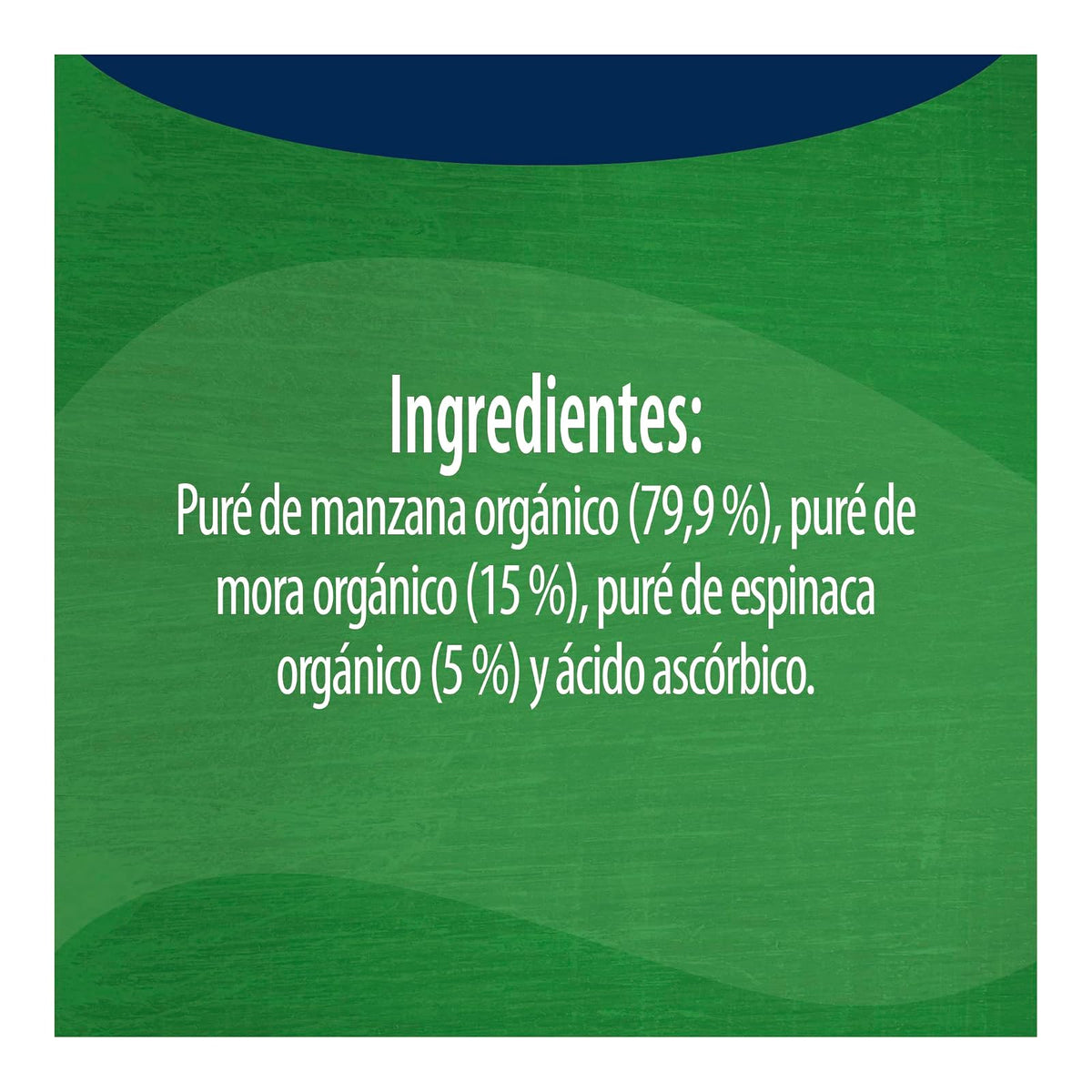 Papilla Gerber Orgánico Pouch Etapa 2 Manzana, Mora Azul y Espinaca 100g Paquete 12