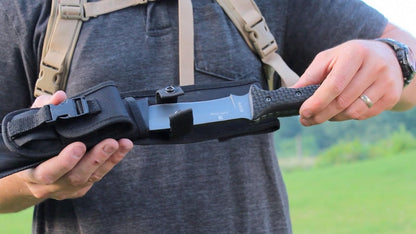 Schrade SCHF9 Extreme Survival Knife with Fixed 1095 High Carbon Steel Blade and Black Kraton Handle and Sheath