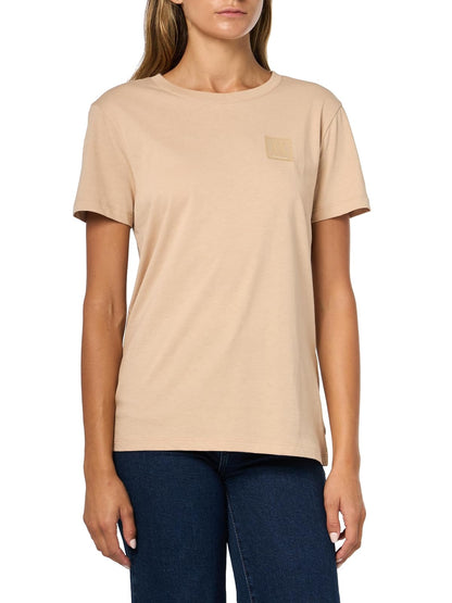 Armani Exchange - Playera con Cuello Redondo y Logotipo para Mujer