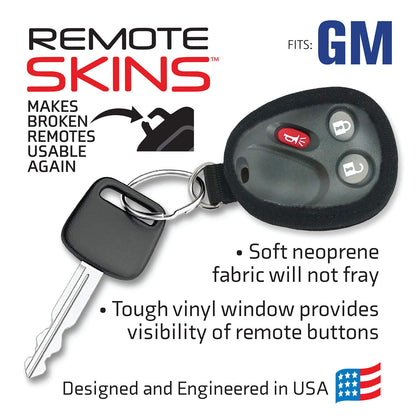 Lucky Line Piel flexible para control remoto, modelos GM, 1 paquete (48901), color negro