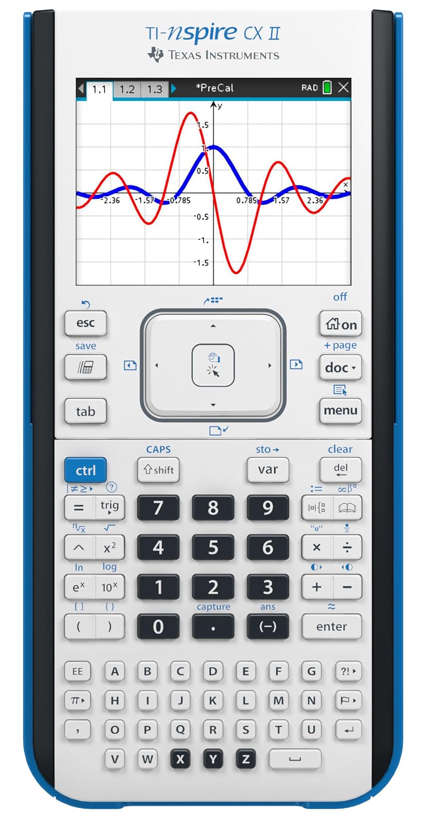 Texas Instruments TI-Nspire CX II Calculadora gráfica a Color con Software para Estudiantes (PC/Mac)