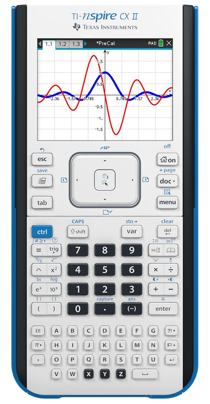 Texas Instruments TI-Nspire CX II Calculadora gráfica a Color con Software para Estudiantes (PC/Mac)