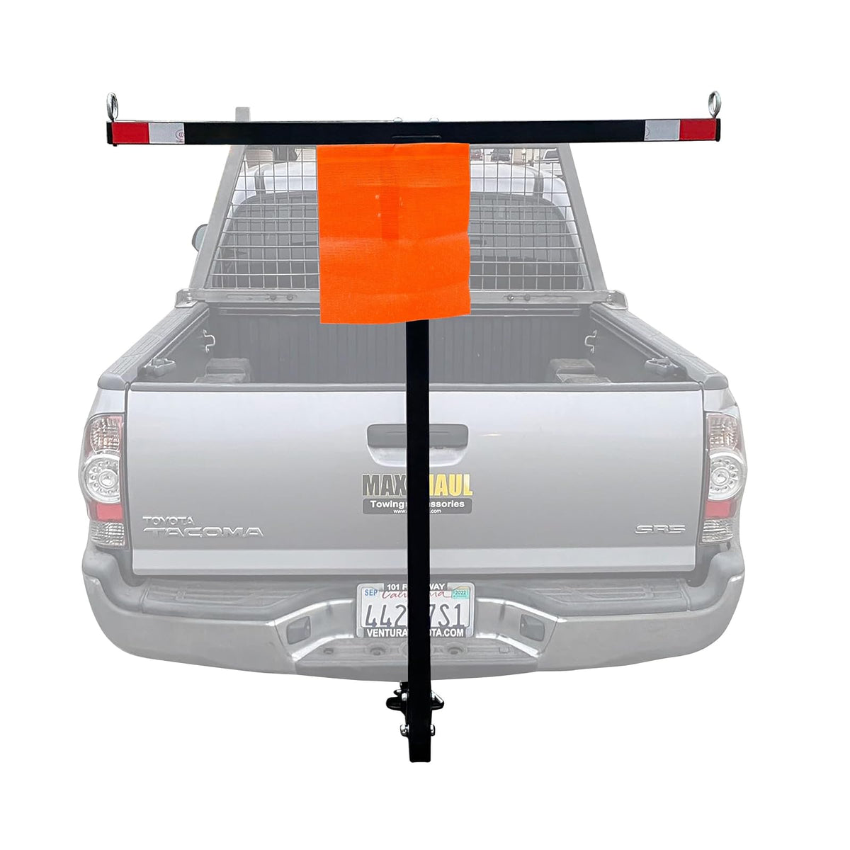 MaxxHaul 70229 - Extensor de Cama para camioneta, Capacidad de 350 Libras para Escalera, Estante, Canoa, Kayak, Tubos Largos y Madera, Negro, 53 x 17 x 2.5 Pulgadas