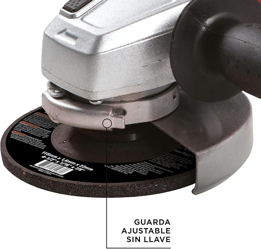 BLACK+DECKER Esmeriladora Angular 4-1/2" 920W, 6 Discos, G720X6D | Esmeriladora Angular 4-1/2" (115mm), 920W, 11000RPM/min, 6 Discos